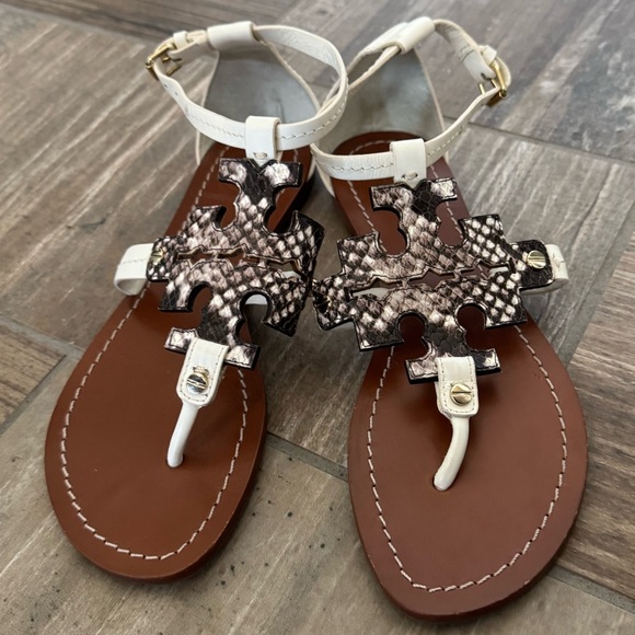 Tory Burch Phoebe Elba Thong Sandal size 6 - Picture 2 of 7